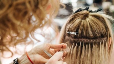 fusion hair extension install