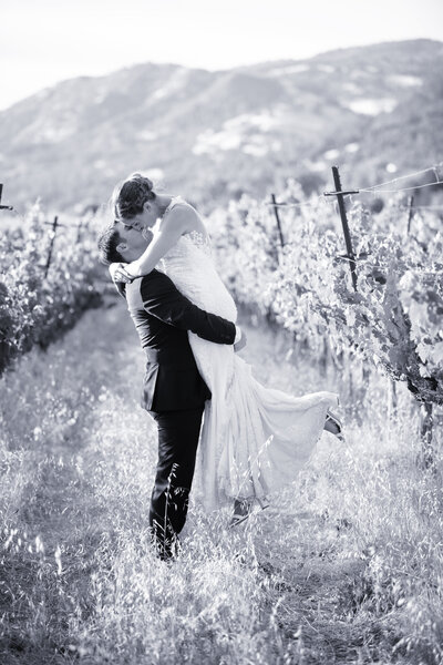 wine country wedding photographer
