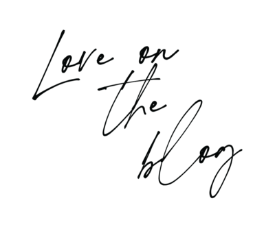 Love on the blog