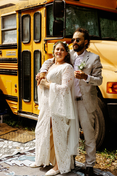 van life nomad elopement vintage hippie nomad wedding brianna kirk photography