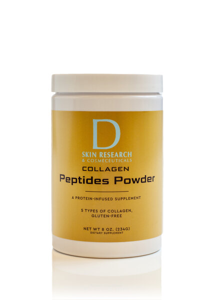 Nu Creation Esthetics commercial product clinical photography Collagen Peptides Powder