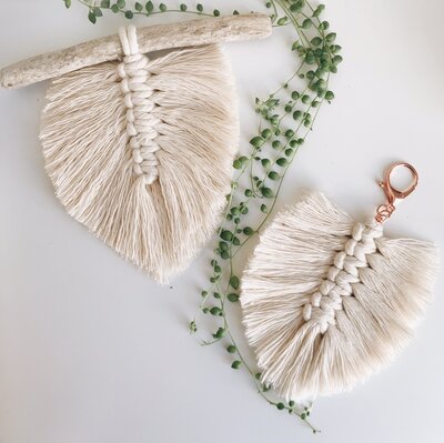 Macrame Feather free tutorial