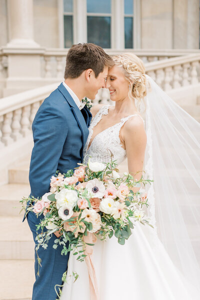 Luxury wedding  image of  couple photographed by a Chicago wedding photographer and edited by private photo editors Cultivated Edits