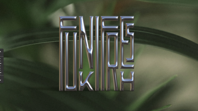 FUNKIFRESH 3d Chrome Brand Mockup Image