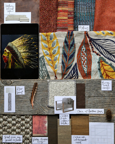 Interior Design Mood Board by Park City Designer Jonna Robison