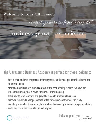 ultrasound business model worksheets and planning templates