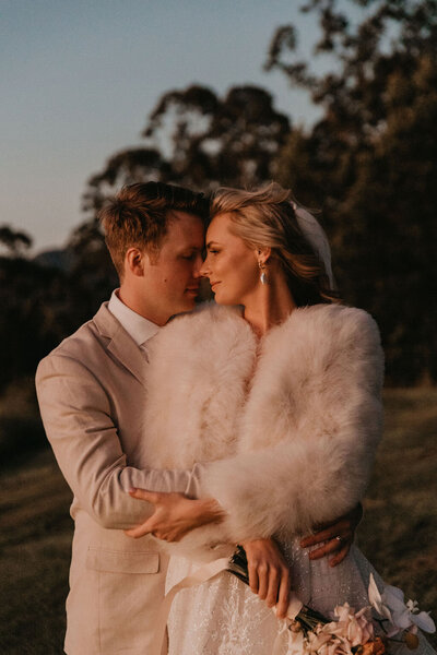 Bella Rae Bride Charlotte with Husband