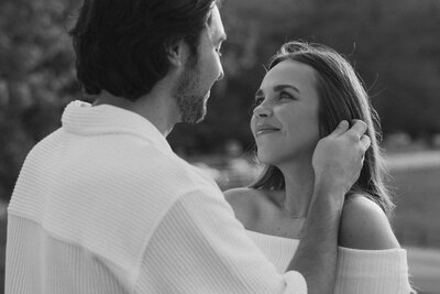 photo of couples through a window