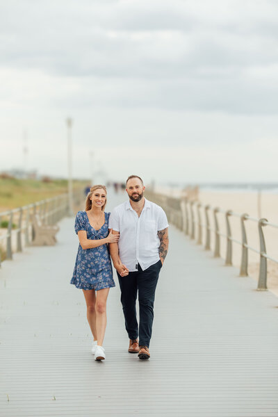 Divine Park | Engagement session boardwalk photographer | Spring Lake, New Jersey