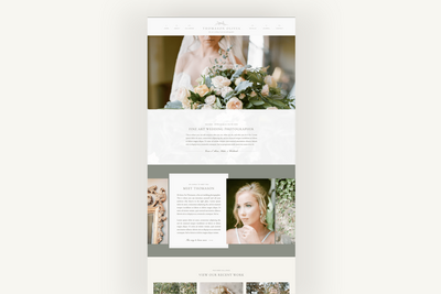 Website mockup.