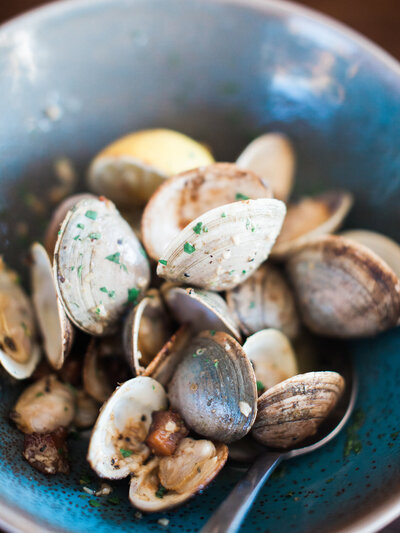 Clams! A coastal cowgirl web designers favorite food 