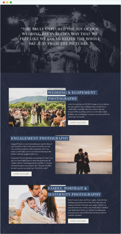 New-England-Wedding-Photographer-Website-Design