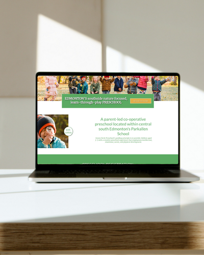 greencircle preschool mockup
