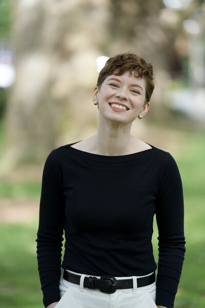 Ashley Laabs, founder of Composure Digital, personal branding strategist and LinkedIn ghostwriter in Seattle