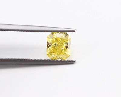 Yellow Radiant Cut Diamond