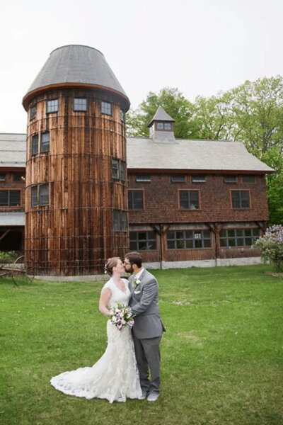 Manchester Country Club - Couple Walking Down Their Outdoor Wedding Aisle