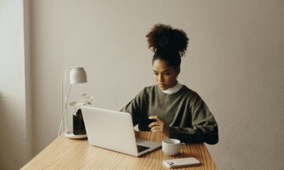 frustrated person reviewing screen