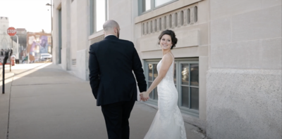Iowa Wedding Videographer Captures Couple In Downtown Iowa