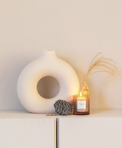 accessoires styling op dressoir