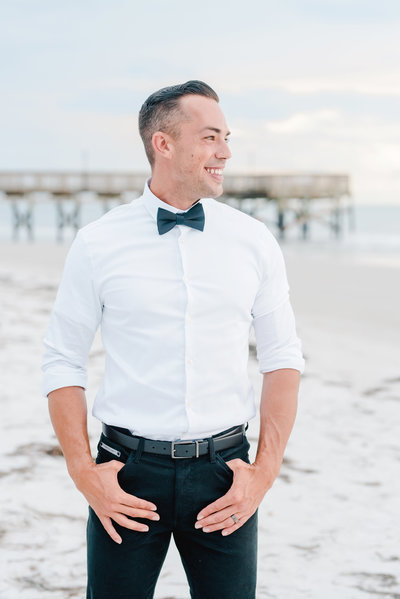 don cesar beach wedding groom amanda zabrocki 