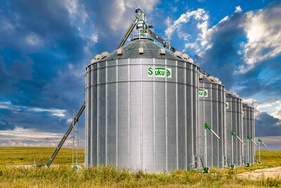 Silos at Silver Spur feeders