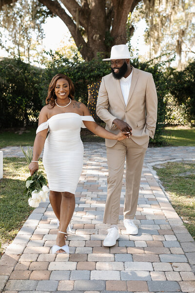 indie west portfolio image of bride and groom on wedding day