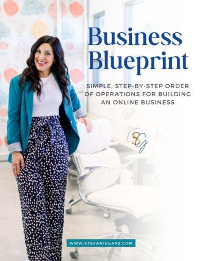 Business Blueprint Mockup from Stefanie Gass's Freebie