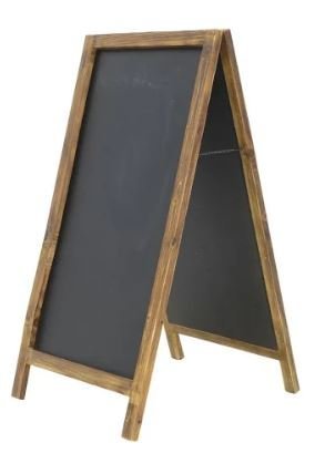 chalkboard easel