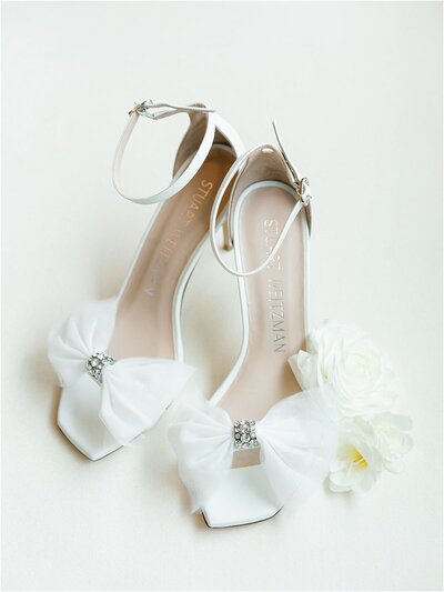 badgley mischka styled bridal shoes