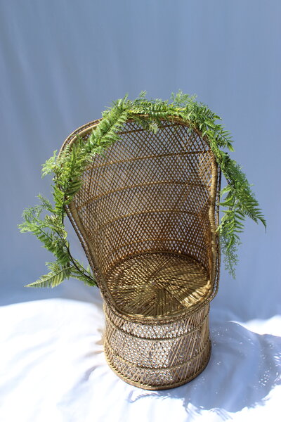 wicker chair