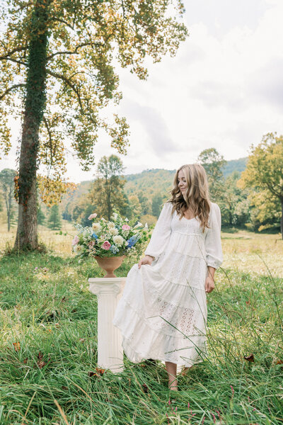 Romantic, garden-inspired florals for weddings and events in North Carolina.