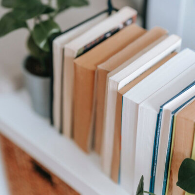 Warm therapy room books