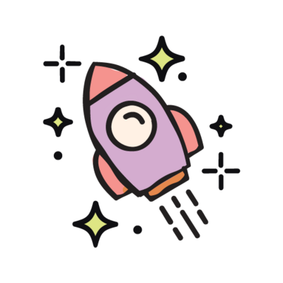 rocket ship illustration