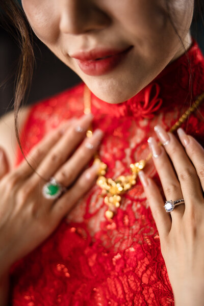 Fine art wedding photography portrait of bride at Vibiana in downtown Los Angles