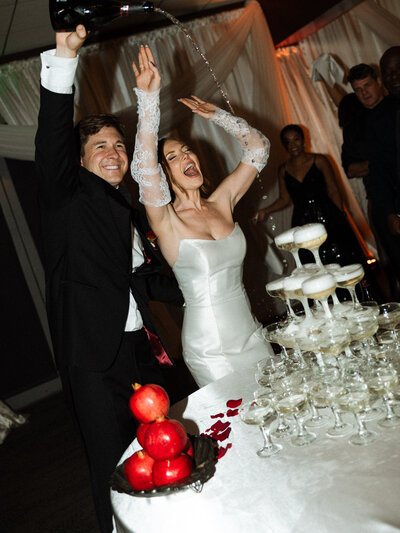 Bride and Groom at Sarasota Florida Wedding