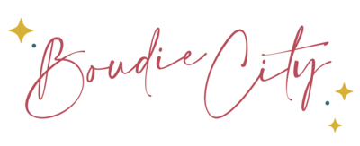Handwritten script logo for Boudie City