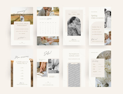 Instagram templates voor fotografen