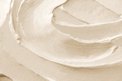 Close-up of skincare cream texture used in product campaign by SA Communications beauty PR agency