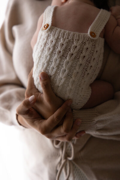 mom and newborn baby