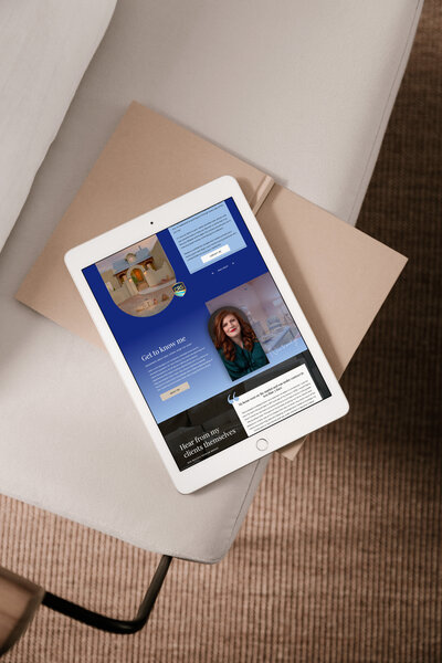 RK Real Estate Website iPad Mockup