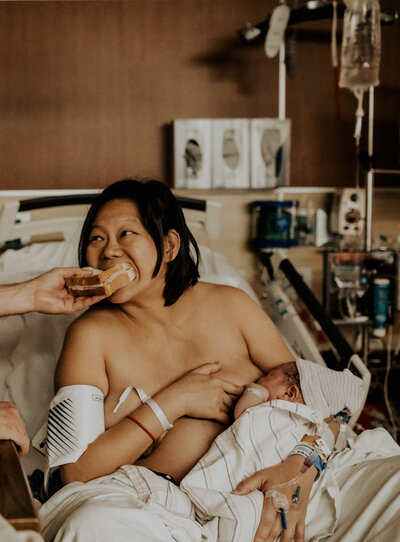 that after birth hunger is real