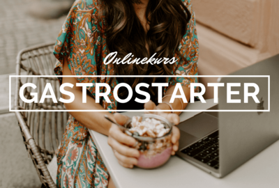 Banner des Onlinekurses GastroStarter für Café-Gründer.