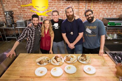 Natalie Forte on the TV show Epic Meal Empire on FYI