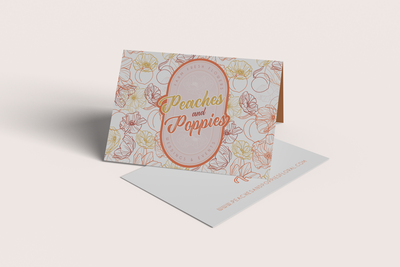 Thank you cards designed for brand