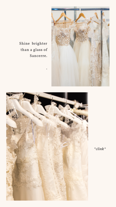 Copywriting for bridal fashions on Instagram