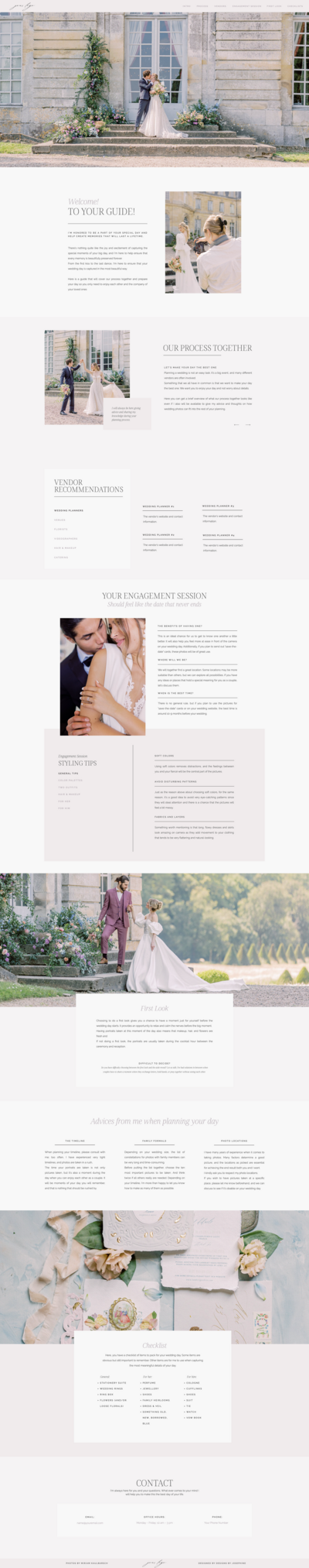 Showit Template for Photographers