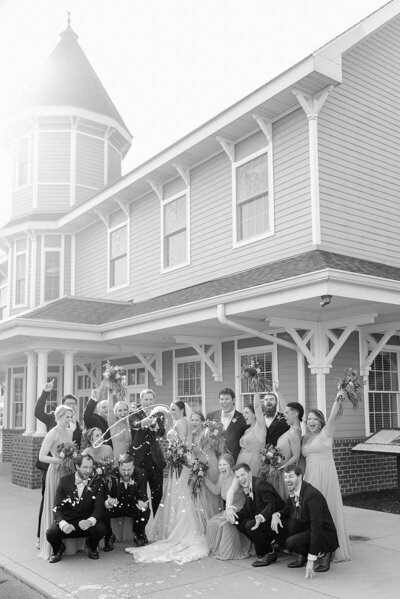 Bret and Brandie Evansville Owensboro Weddings Black and White Gallery41
