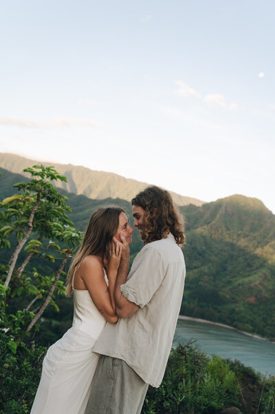 An in-home couples session in Honolulu