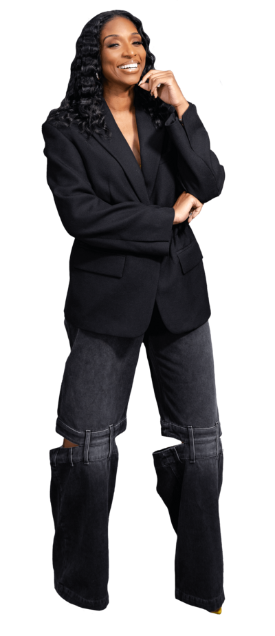 Shaniece Jones smiling wearing a black blazer