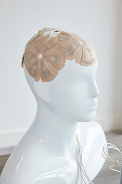 Image of the Optune device arrays on a mannequin